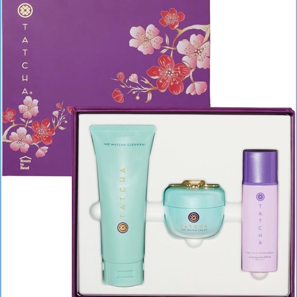 Tatcha Other - Tatcha The Pure Pores Set, Matcha Cleanse, Water Cream & Silk Sunscreen NIB